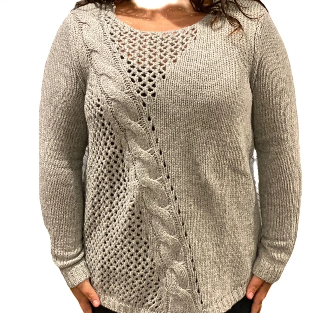 NWT Gray Knit Sweater by Ruff Hewn